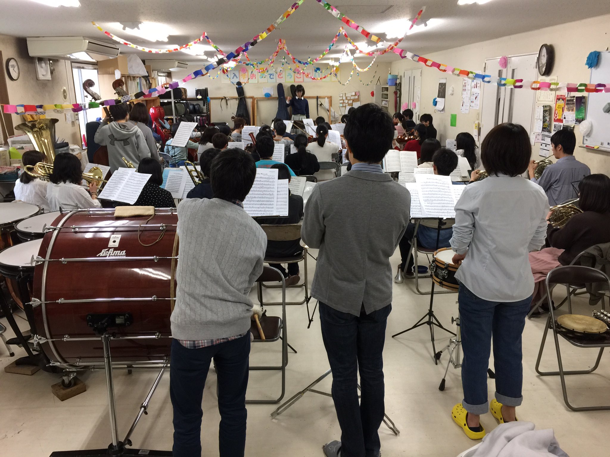 管弦楽団の活動の様子