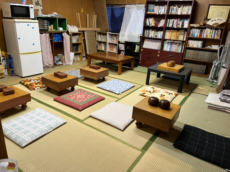 囲碁部の活動の様子