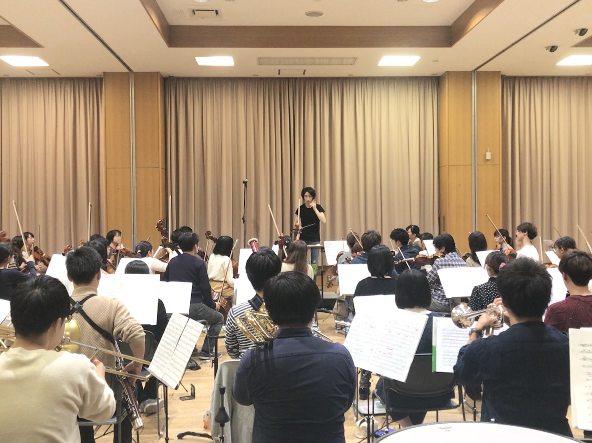 管弦楽団の活動の様子