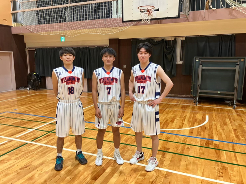 男子バスケットボール部の活動の様子