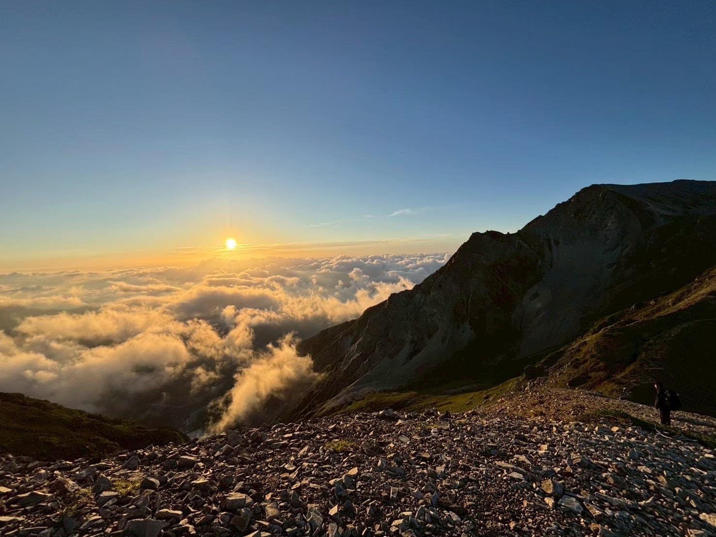 ワンダーフォーゲル部の活動の様子