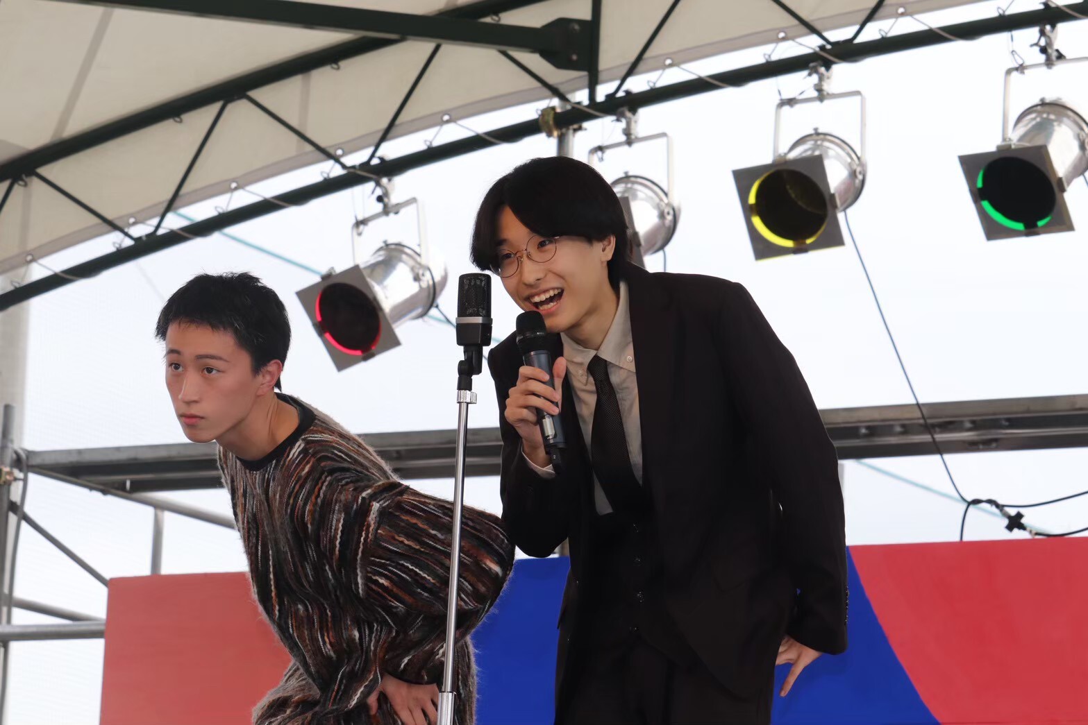 お笑いサークル　uu-Oの活動の様子