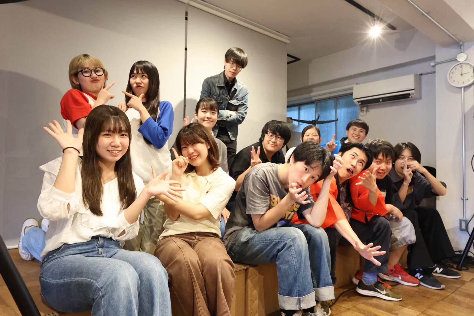 お笑いサークル　uu-Oの活動の様子