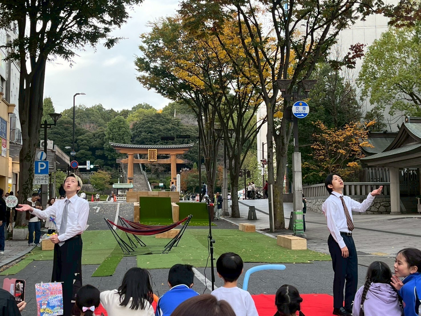 お笑いサークル　uu-Oの活動の様子