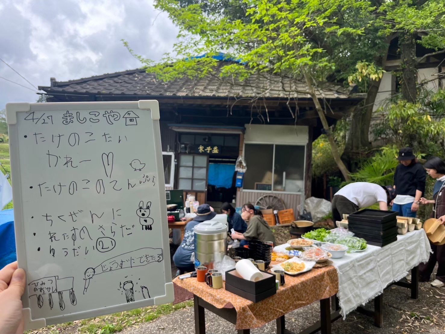 里山キャンパス益子家の活動の様子
