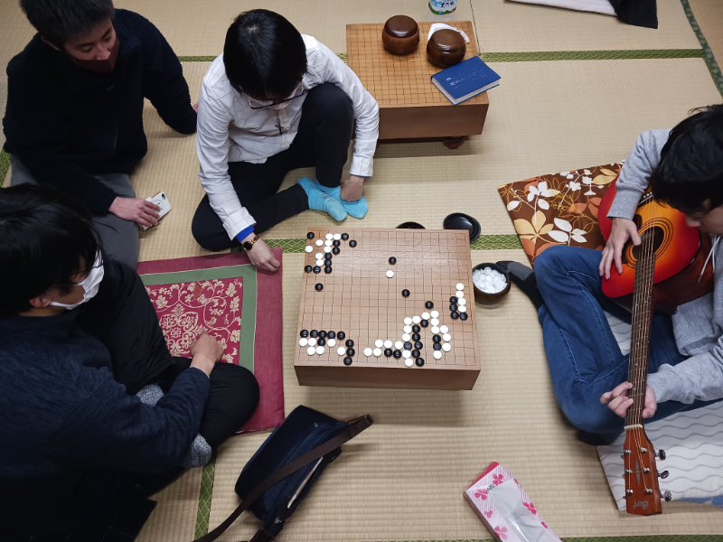 囲碁部の活動の様子