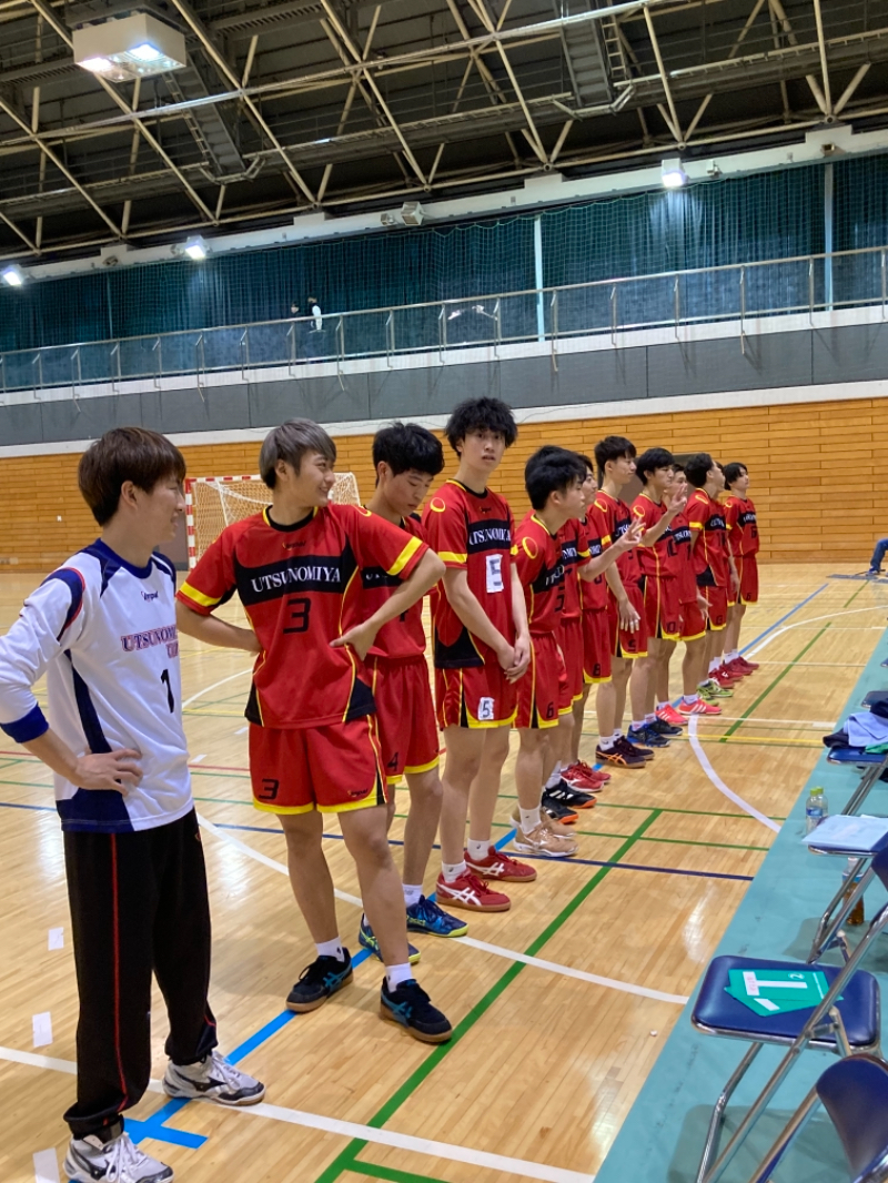 男子ハンドボール部の活動の様子