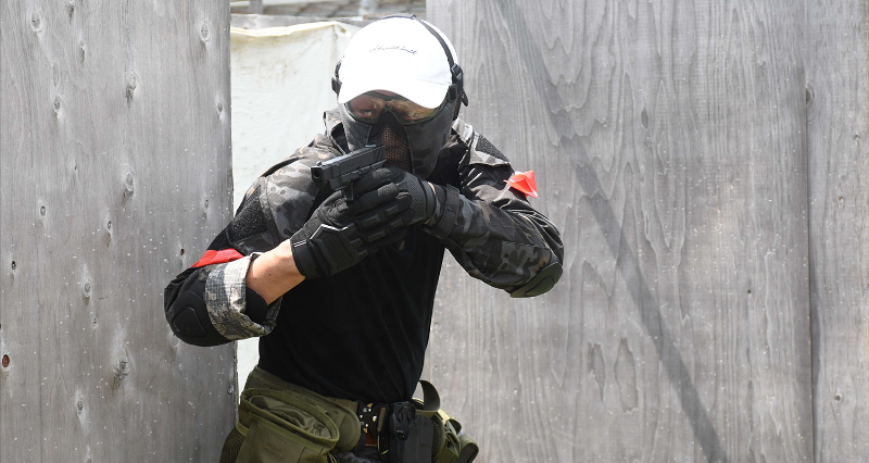 Airsoft&B2i サバイバルゲーム同好会の活動の様子