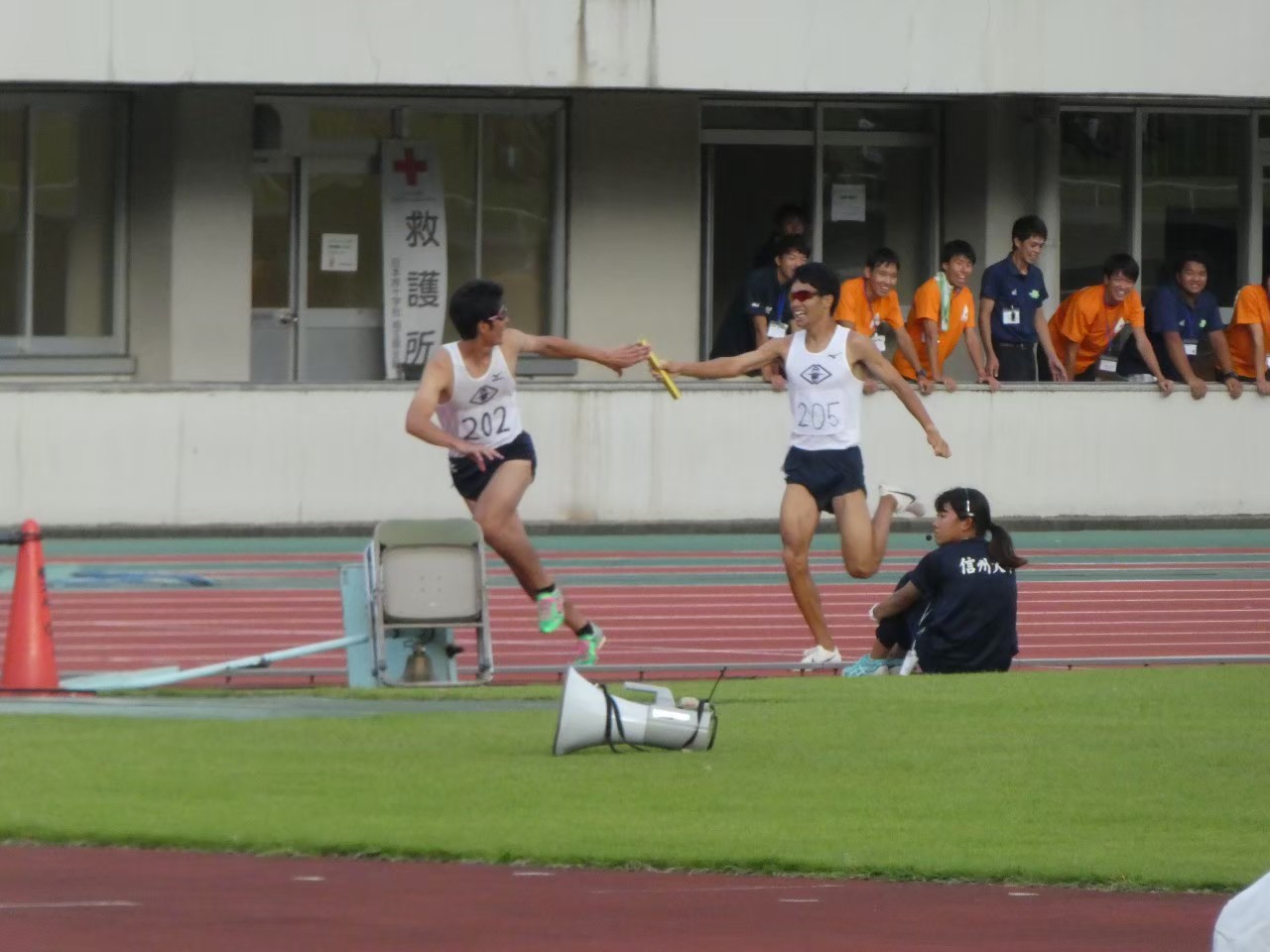 陸上競技部の活動の様子