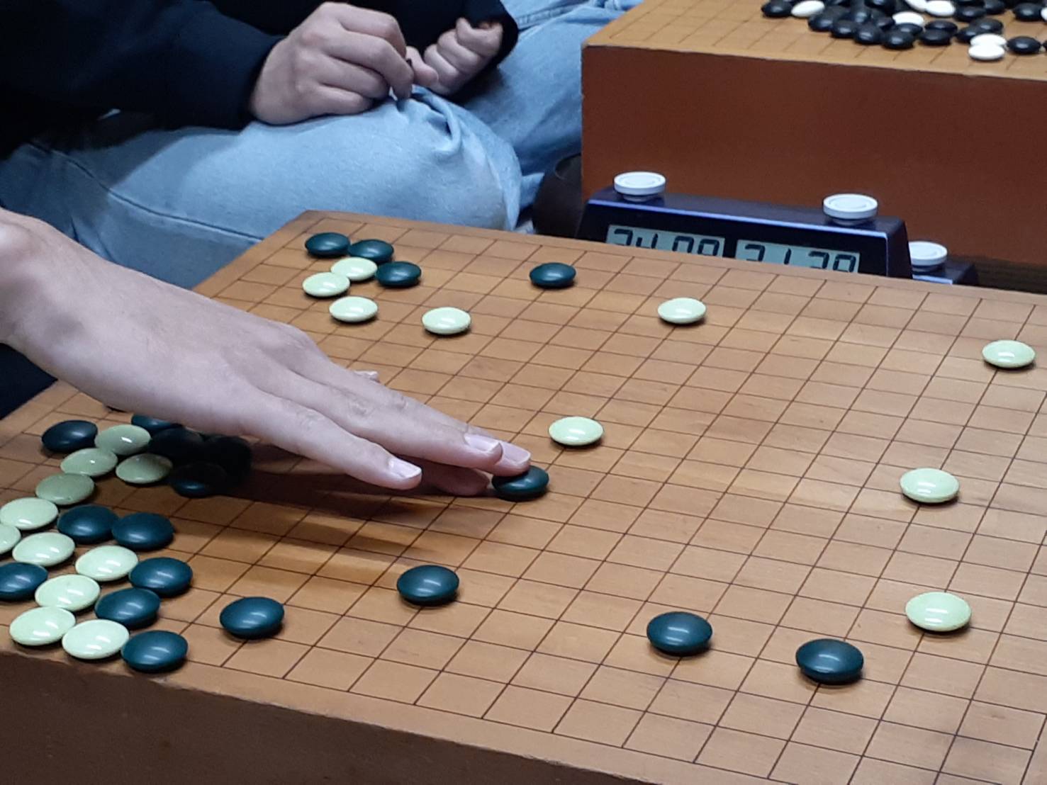 囲碁部の活動の様子
