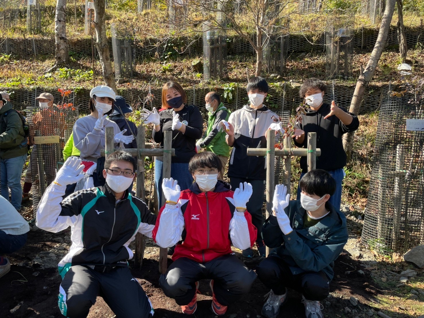 宇都宮大学環境改善学生サポーターECHOの活動の様子