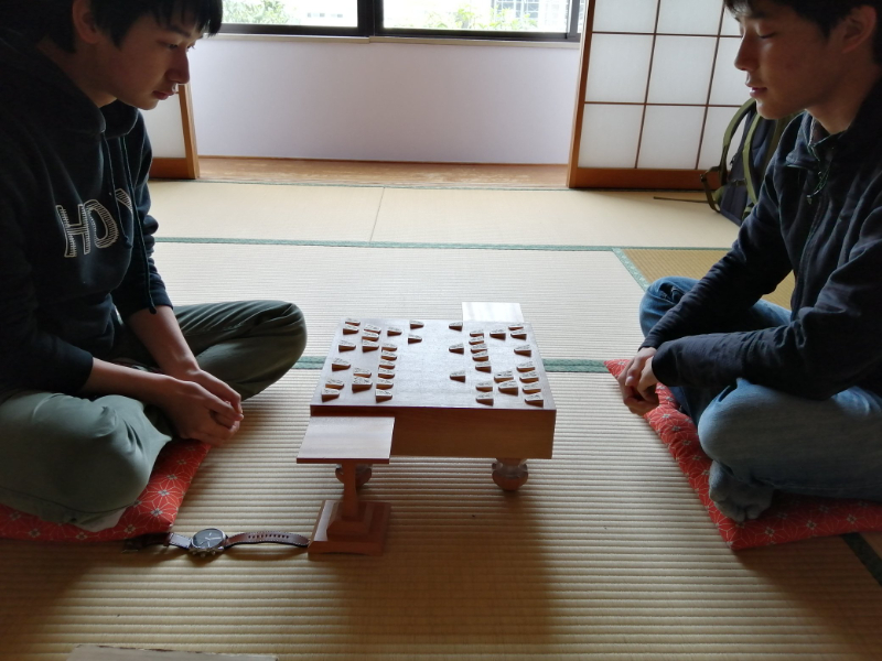 将棋部の活動の様子