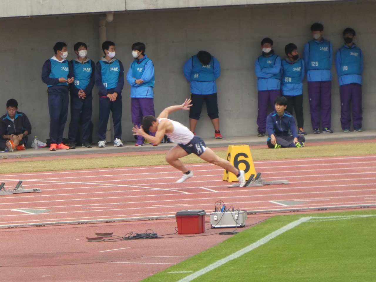 陸上競技部の活動の様子