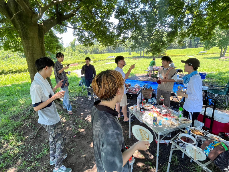 ソフトボール同好会の活動の様子